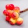 Decor for creativity "Yellow-pink berries" 1 bouquet = 10 berries d = 1 cm 10 cm