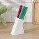 A set of kitchen knives on the stand “Rainbow”, 4 objects, blade 6.5 cm, 8.5 cm, 9.5 cm, 11.5 cm, on a stand, Mix color