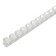 Plastic binding springs, d = 16mm, 100 pieces, sew 101-130 sheets, white, gelos