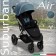 Walking stroller Sweet Baby Compatto, Silver Dark Green