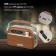 Portable Hyundai H-PSR200 radio receiver brown/silver USB Microsd