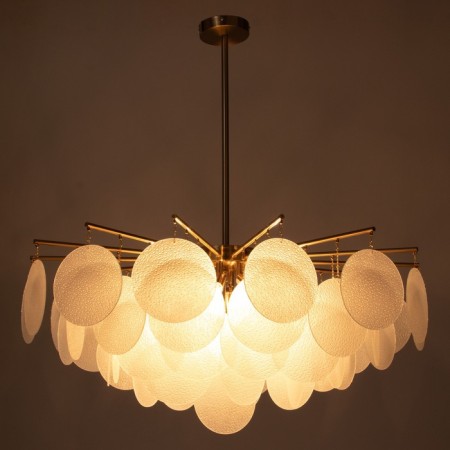 Cauces "Big Chips" E14 5x40W gold 60x60x11 cm Bayerlux-1