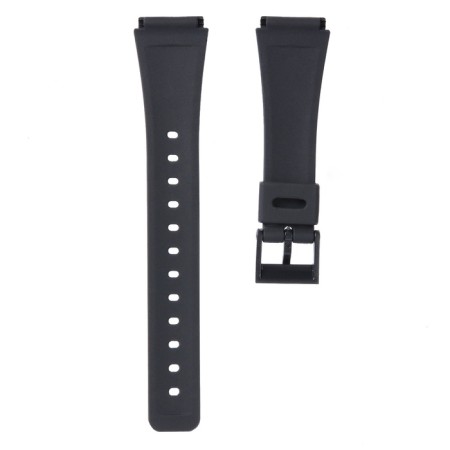 20 mm watch strap, silicone, L-22 cm, black-2