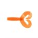 Helios Credo Double Tail Orange, 7.5 cm, 7 pcs. (HS-12-024)
