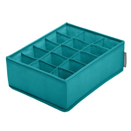 Organizer for linen, 15 cells, turquoise color-1