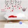 Interior plastic sticker "Liana with hearts" 90x60 cm
