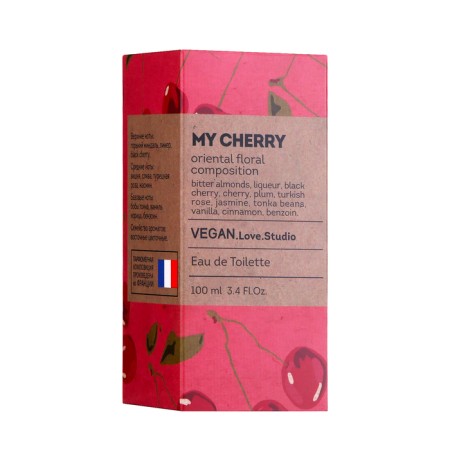 Women's toilet water Vegan Love Studio My Cherry (based on Cherry in the Air), 100 ml-3