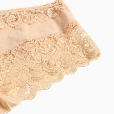 Panties women's shorts, beige color, size 44-46-6