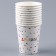 A one -time paper glass "Dushnil", white, 250 ml