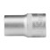 Thile head Stels 13657, under the square, 1/2 ", 13 mm, twelve -sided, chrome