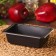 Disposable container, bottom, 14.7 × 10.9 × 4.2 cm, black color