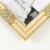 Photo frame 3083 10x15 cm "Pearls" plastic, col. gold