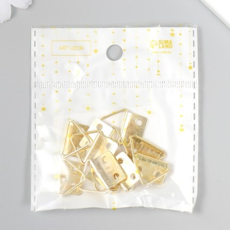 Suspension metal for photo frames/paintings (set 10 pcs) 1.7x0.6 cm-5