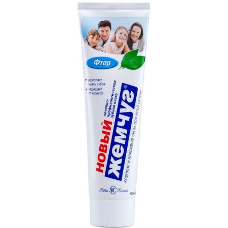 Toothpaste "New Pearls", fluorine, 100 ml