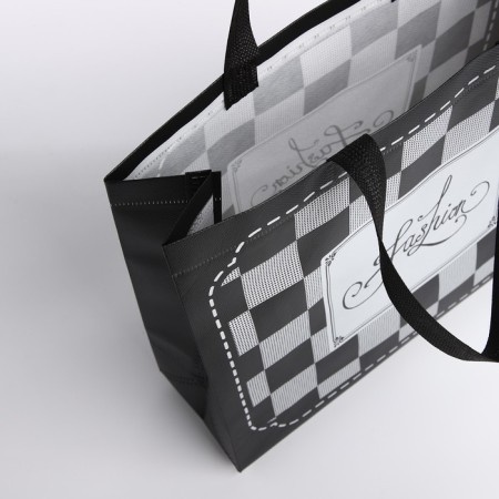 Bag without fastening, black color-2
