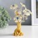 Souvenir from the evil eye "Blooming tree" gold, white 13x5x18 cm