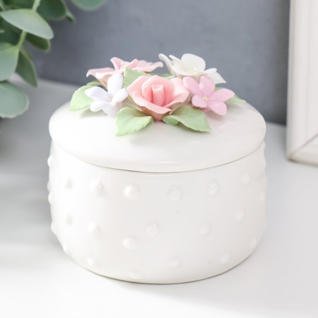 Coramics Coramics "Flower Garden. Generals" White 8x8x8cm