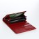Women's wallet on magnets, burgundy color