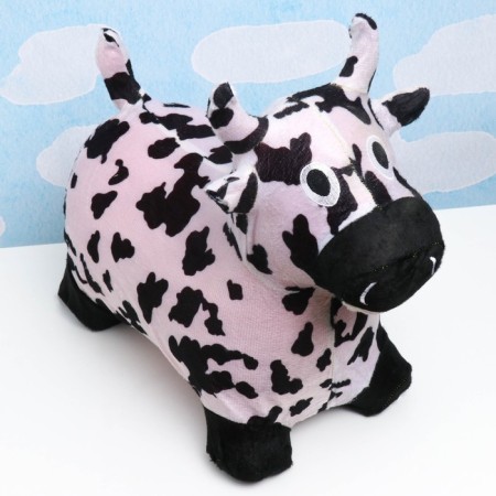 Toy - nursery jumper "Cows" rubber inflatable, 50x27cm, in a case, black and white-2