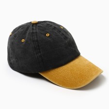 Male cap minaku, black/yellow color, rr 56-58