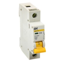 Circuit breaker automatic IEK, VA47-29, 1P, 50 A, 4.5 KA, characteristics C, MVA20-1-050-C 374253