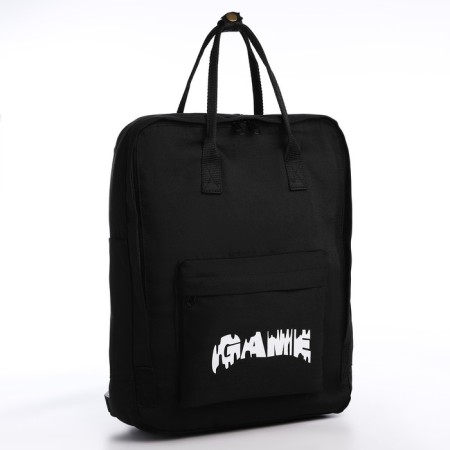 Backpack School Textile Game, 38x27x13 cm, black color-1