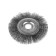 Metal brush for ushm tundra, flat, landing 22 mm, 150 mm