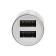 Car charger, 2 USB, 2.1 a/1 a, mix