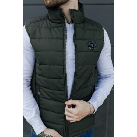 Male vest, size 48, khaki color-1
