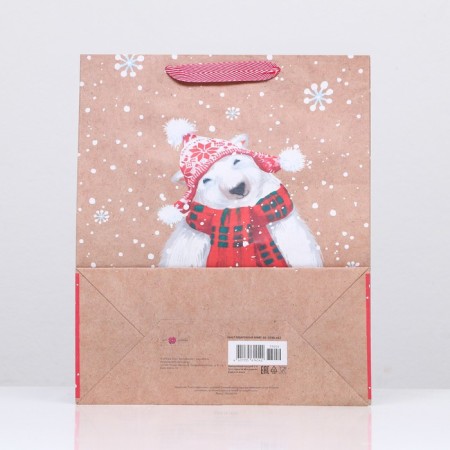 Gift package "Snowman" 26 x 32 x 12 cm-3