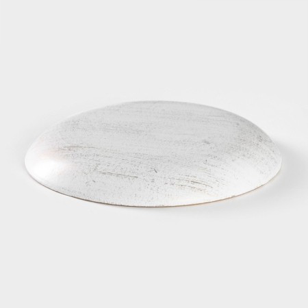 Fruit dish of Dolyana "Undine", 19.5 × 3 cm, gold color with white-2