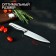 Kitchen knife "metallic", blade 15 cm, silver color