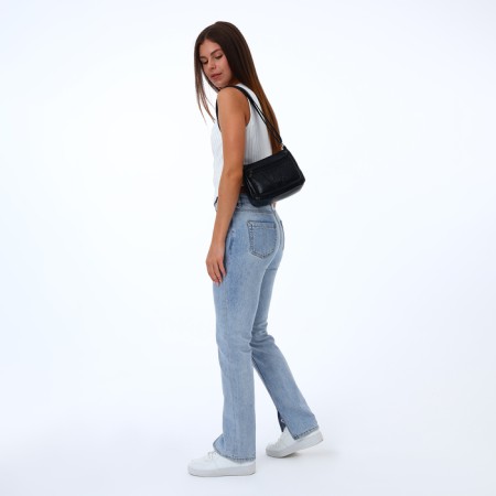 Women's bag with lightning, black color-7
