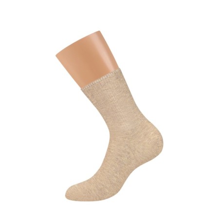 Women's socks mini cotone, size 39-41, color Beige-1