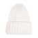 Knitted hat with a lapel for a girl, size 56