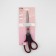 Scissors are universal, mowed blade, 9.5 ", 23.5 cm, black/red color