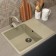 Uperwood Econ UPD-202 kitchen washing, oval, color 002 beige matte