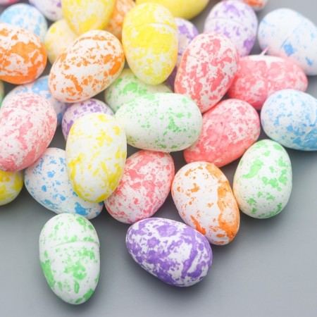 Easter decor "Egg - spots in spots" set 36 pcs 3x2x2 cm-1