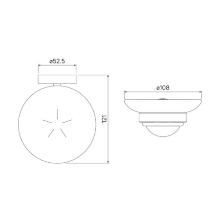Soap dish IDDIS SENA SensSG0i42, 108x121x53 mm, matte glass-3