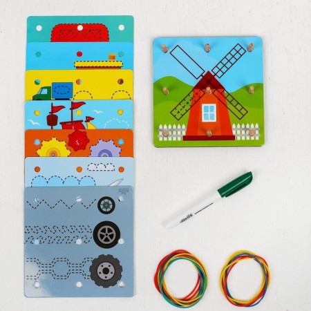 Geobord "Mathematical tablet" with cards of the write-stand-2