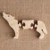 Harvesting for creativity mini puzzles "wolf", wood, 9.5x7 cm