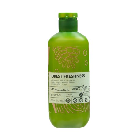 Gift set for men Vegan Lovestudio Forest Freshness: Gel, 300 ml+shampoo, 300ml-1