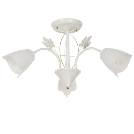 Susana chandelier 3x15W E27 white/gold 53x53x32cm Bayerlux