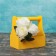 Kashpo wooden 20 × 12.5 × 20 cm stella mono, with a handle, yellow thaw beautifully