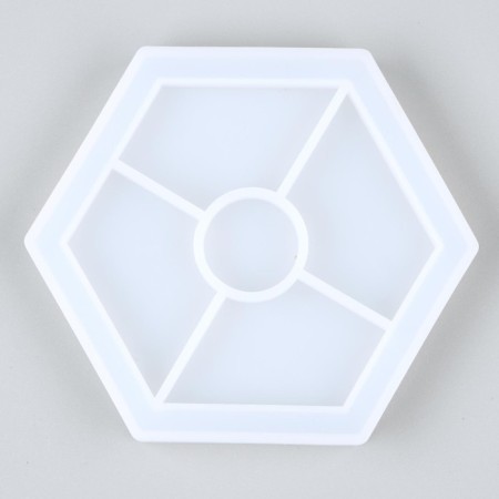 Form Silicone universal "hexagon", product size 11.6 × 10.1 × 1.2 cm-2