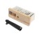 Tundra mackerel, artificial bristles, plastic handle, 70x170 mm