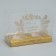 Box for the captake “Believe in the Dream”, gold, 8 x 16 x 11.5 cm, New Year