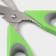 Scissors kitchen shares "Gary", 22 cm, green color