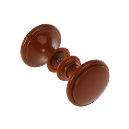 Plastic door handle, d = 65, color dark tree