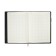 Organizer, A5, 128 sheets, a cage, a cover of leatherette, with a side bookmark, "Business", Black